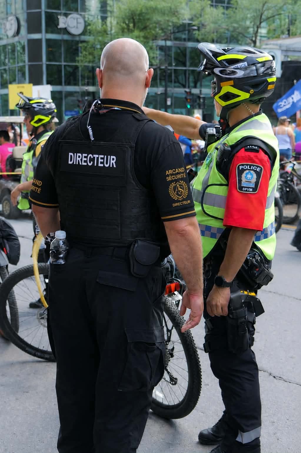 Directeur Arcand Sécurité en intervention terrain
